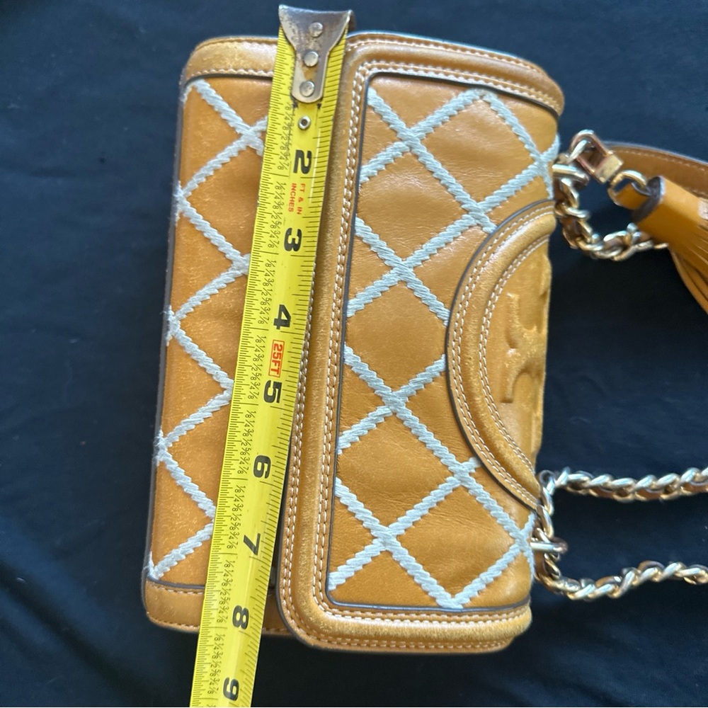 Tory burch Fleming pop small crossbody bag with tassel and storage bag - Picture 15 of 16